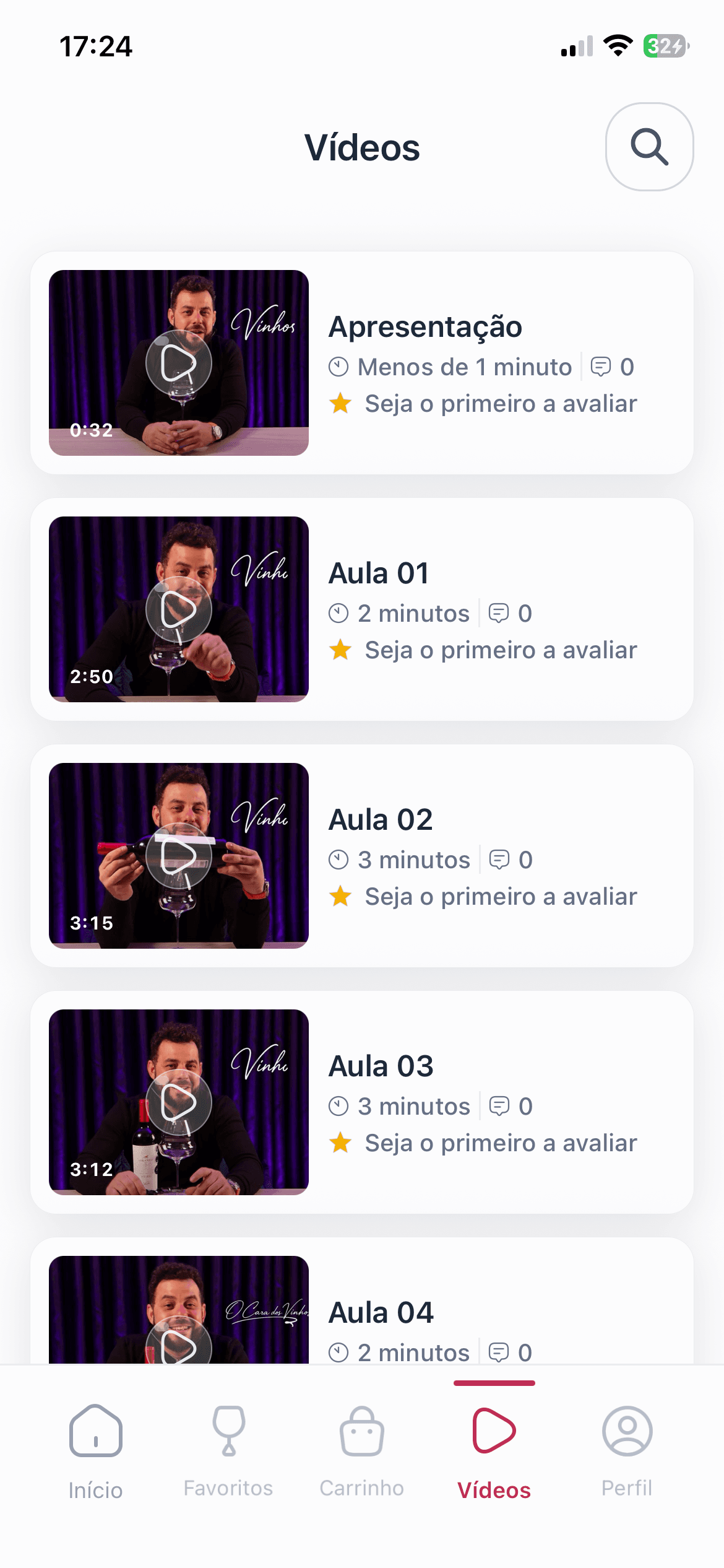 OnlyWine — Aulas curtas, e de graça